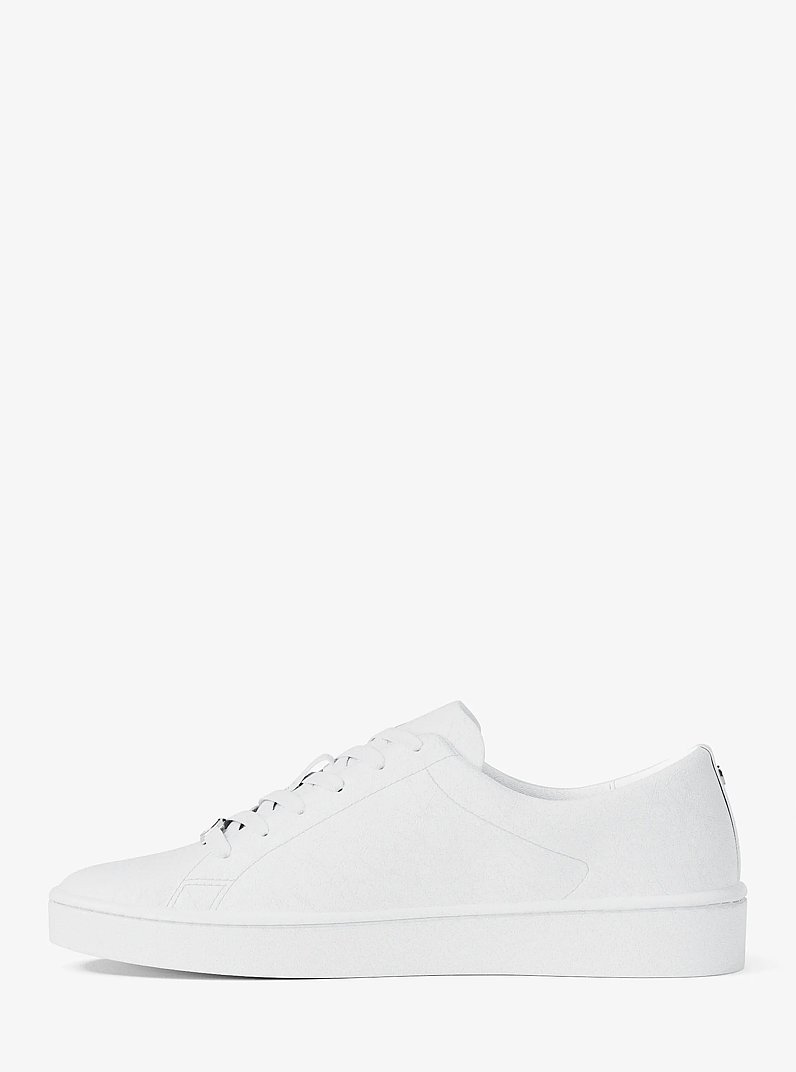 Keaton Leather Sneaker in OPTIC WHITE | Michael Kors