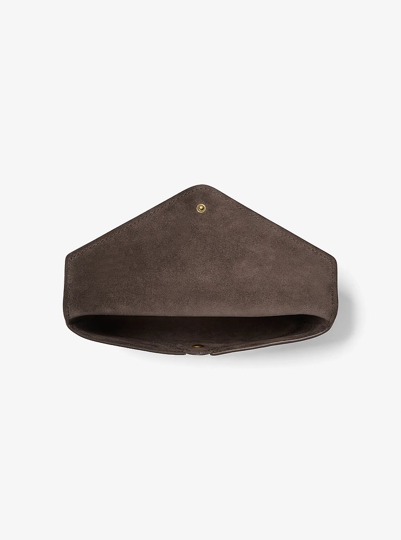 Jordi 3-in-1 Leather Envelope Wallet in LUGGAGE | Michael Kors