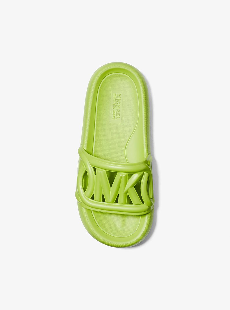 Splash Scuba Slide Sandal in PEAR | Michael Kors