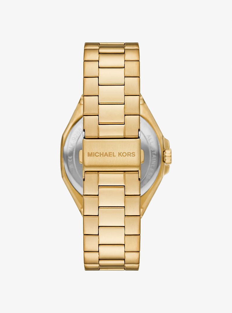 Orologio Callum oversize tonalit&agrave; oro in ORO | Michael Kors