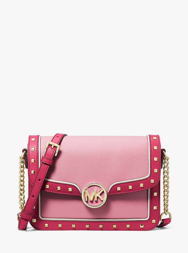 Bolso de hombro Leida mediano con tachuelas