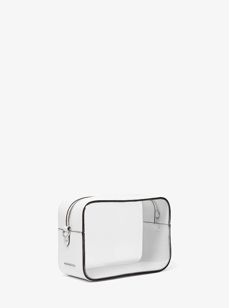 Bryant Medium Camera Crossbody Bag in OPTIC WHITE | Michael Kors
