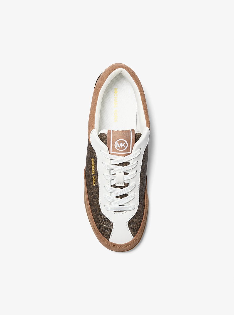 Sneaker Nolan mit Signature-Logomuster in BRAUN MULTI | Michael Kors