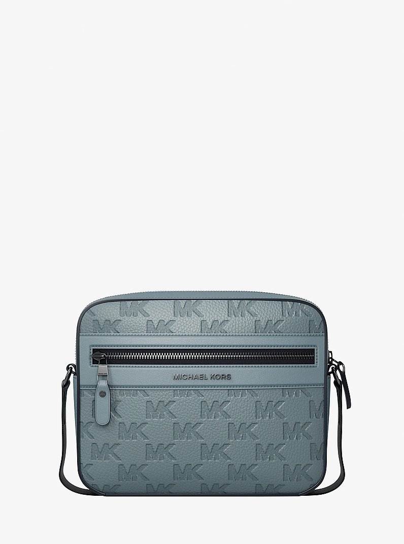 Sac &agrave; bandouli&egrave;re Jet Set en cuir gaufr&eacute; &agrave; logo in CHAMBRAI | Michael Kors