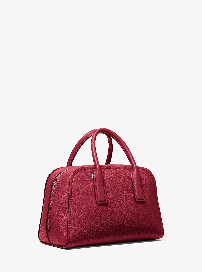 Ashton Small Messenger Bag in MAROON | Michael Kors