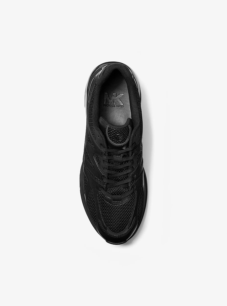 Zapatilla Kit Extreme de piel y malla in NEGRO | Michael Kors