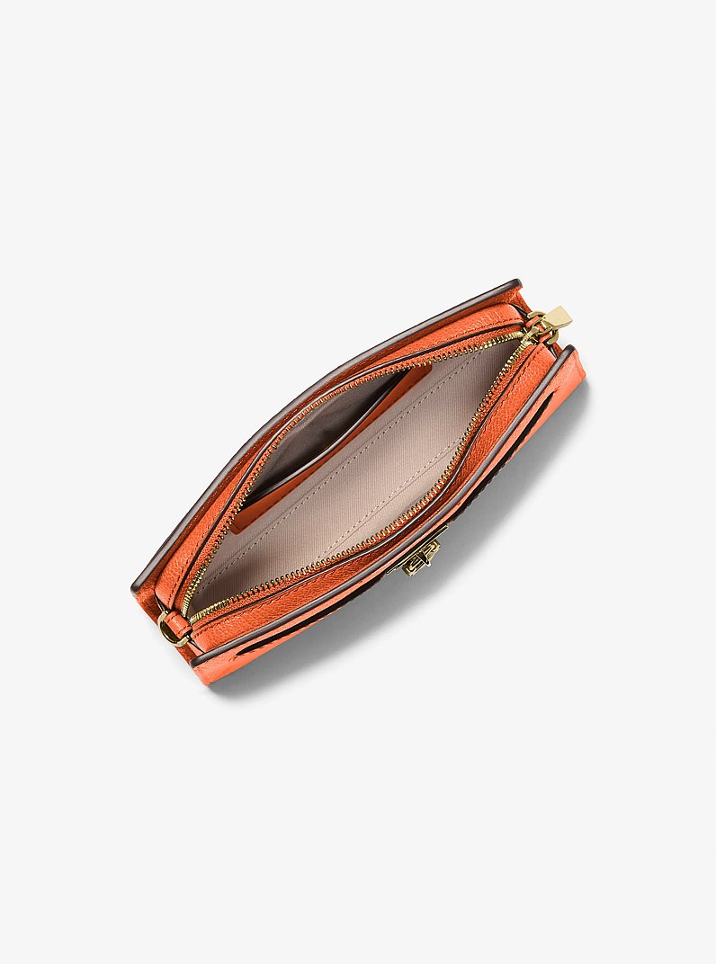 Hamilton Moderne Extra-Small Leather Convertible Crossbody Bag in MIMOSA | Michael Kors
