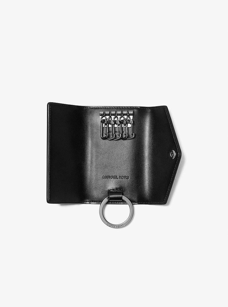 Cooper Signature Logo Wallet in BLACK | Michael Kors