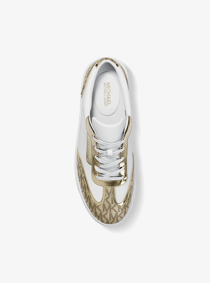 Basket Starr en m&eacute;lange de mati&egrave;res in DOR&Eacute; P&Acirc;LE | Michael Kors