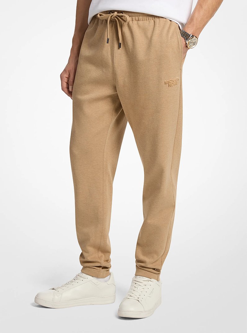 Jogger de mezcla de algod&oacute;n in MEZCLA DE CAMEL OSCURO | Michael Kors
