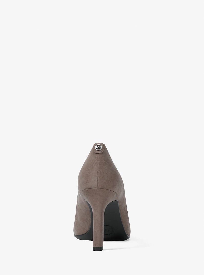 Willa Polyester Microsuede Flex Pump in MUSHROOM | Michael Kors