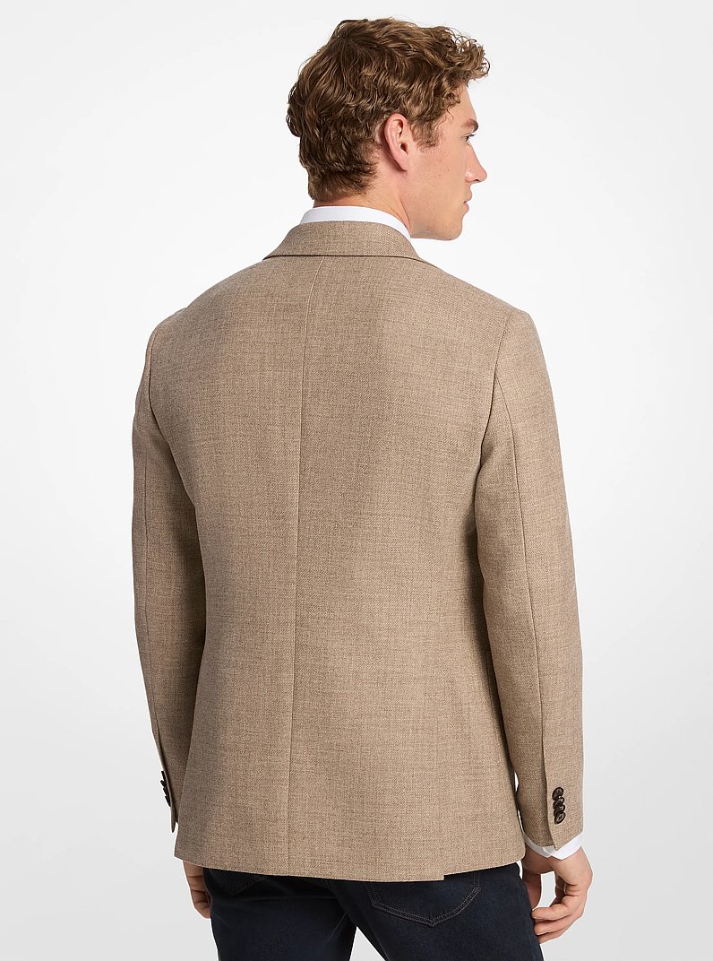 Americana de lana natural in BEIGE | Michael Kors