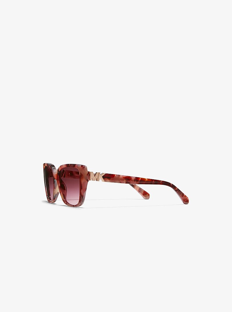 Sonnenbrille Acadia in ROSA SCHILDPATT | Michael Kors