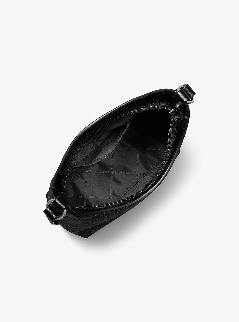Petit sac &agrave; bandouli&egrave;re Maya &agrave; logo Signature in NOIR | Michael Kors