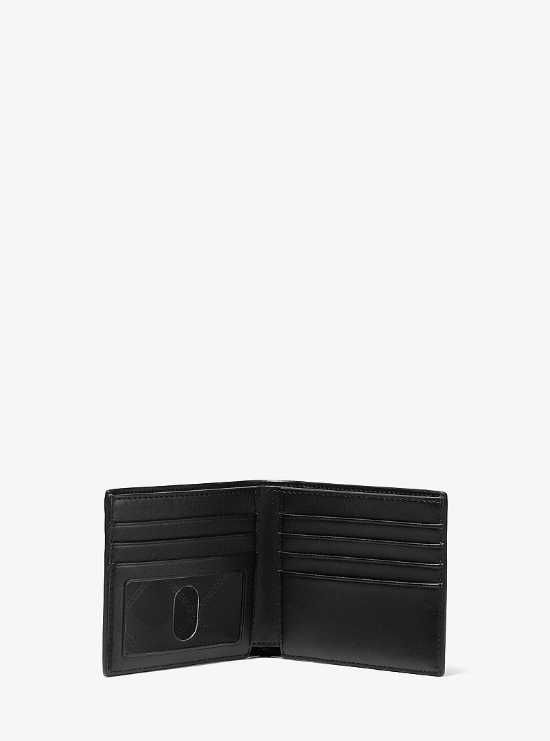 Hudson Signature Logo Billfold Wallet in BLACK | Michael Kors