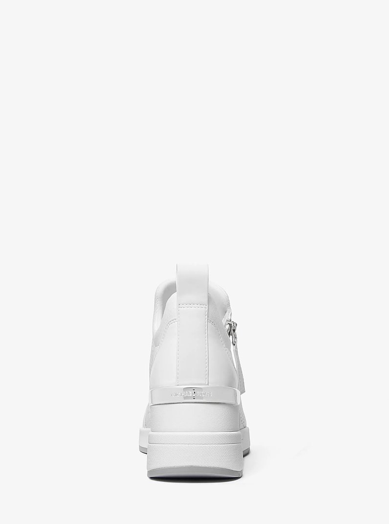 Willis Stretch Knit Trainer in OPTIC WHITE | Michael Kors