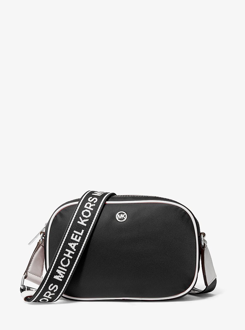 Jet Set Medium Nylon Crossbody Bag in BLACK | Michael Kors