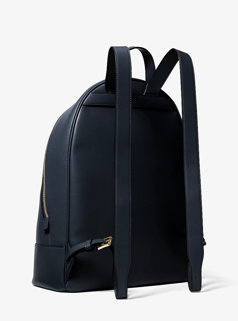 Connie Large Leather Backpack in NAVY | Michael Kors