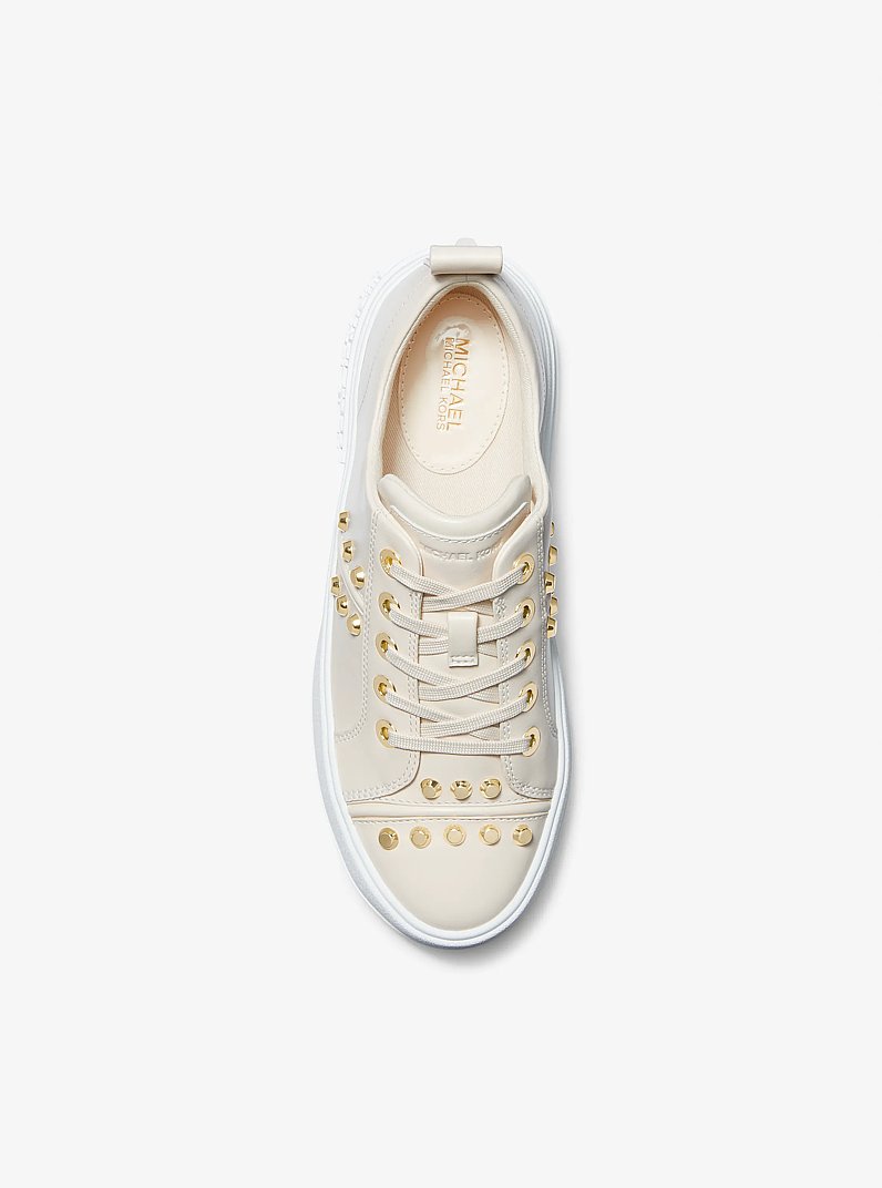Evy Astor Stud Leather Sneaker