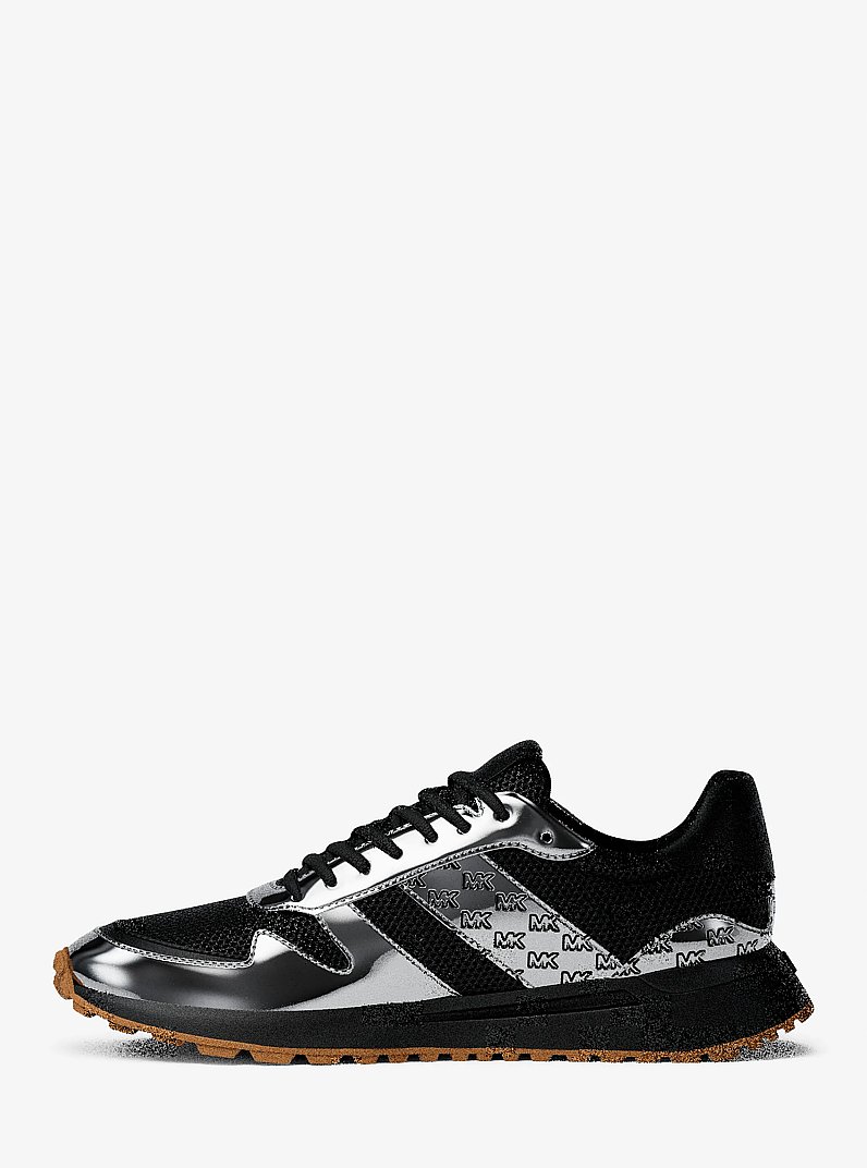 Dax Patent and Mesh Trainer in BLACK | Michael Kors