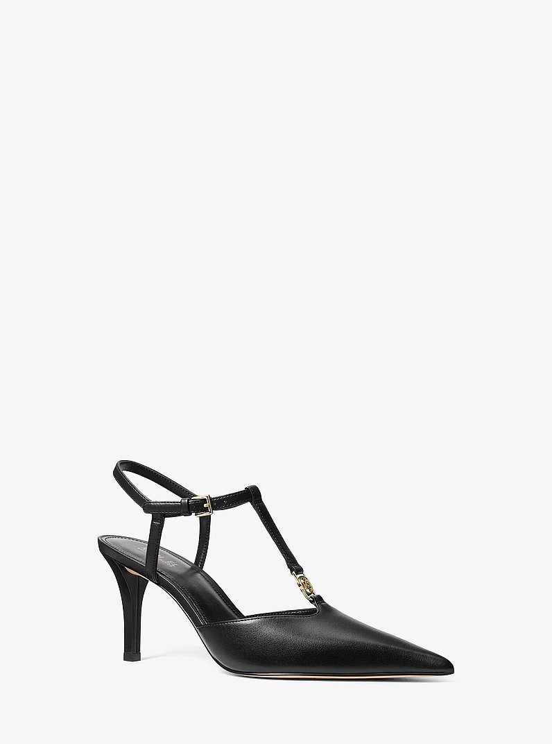 Nalia T-Strap Pump in BLACK | Michael Kors