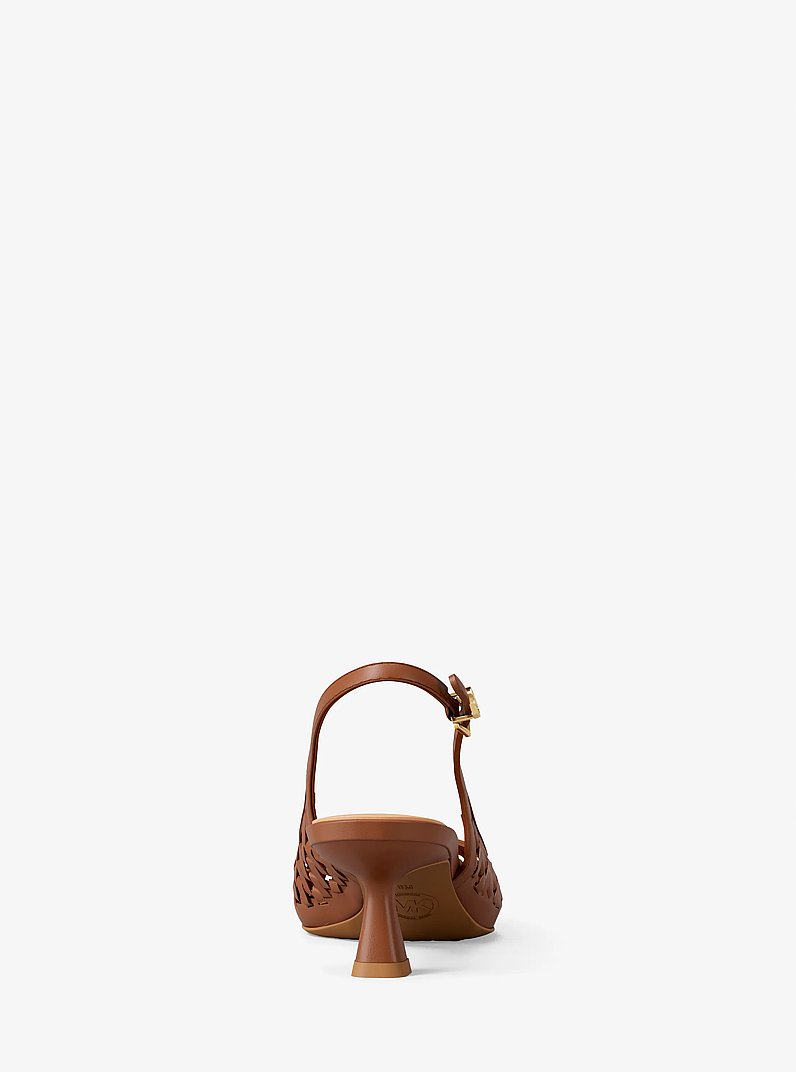 Escarpin Amali tiss&eacute; in LUGGAGE | Michael Kors