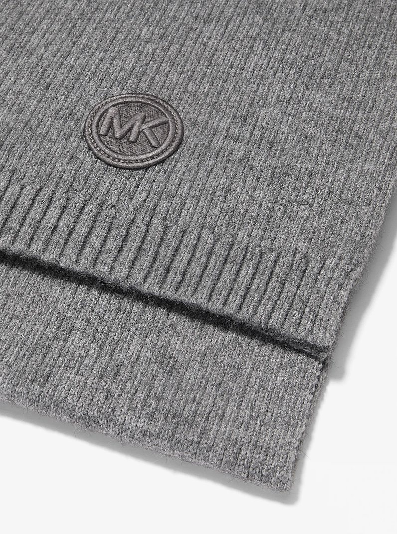 Knit Scarf in ASH | Michael Kors