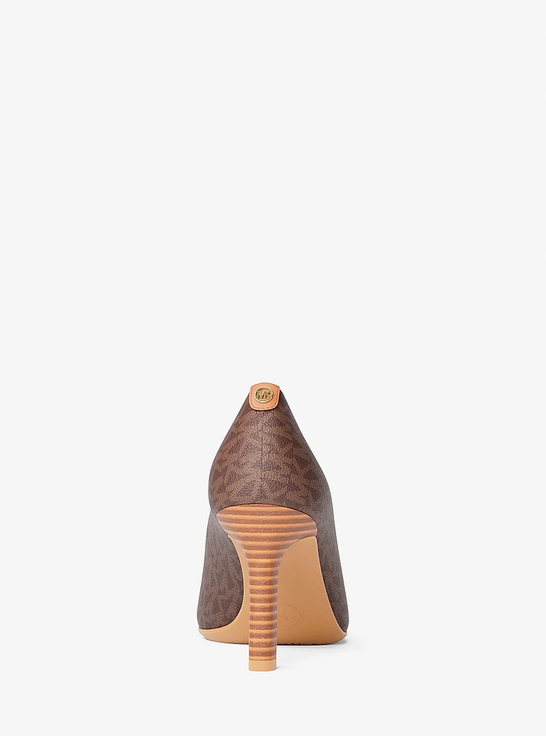 Willa Signature Logo Pump in BROWN | Michael Kors