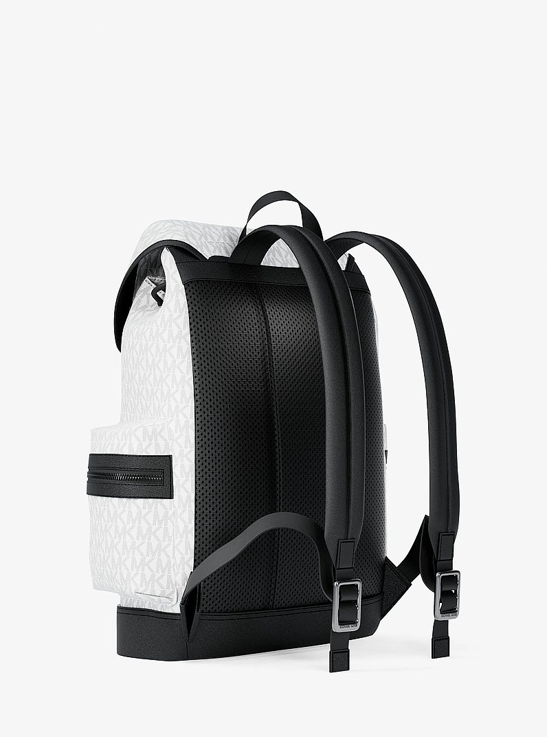 Cooper Logo Backpack in BRIGHT WHT | Michael Kors