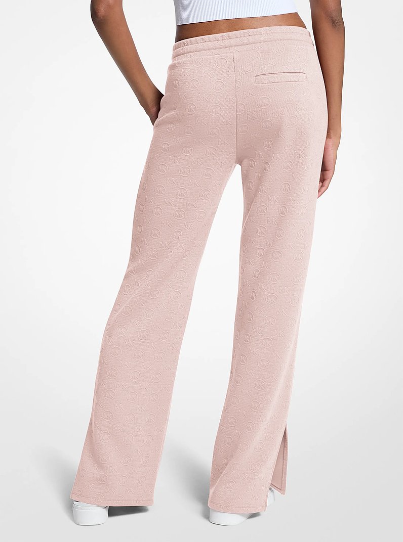 Logo Jacquard Knit Pants in POWDER BLUSH - Sale | Michael Kors [US]