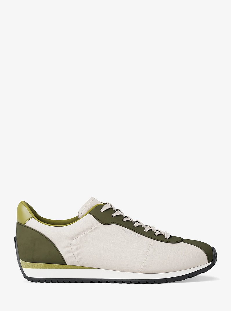 Rhodes Mixed-Media Sneaker in IVY MULTI | Michael Kors