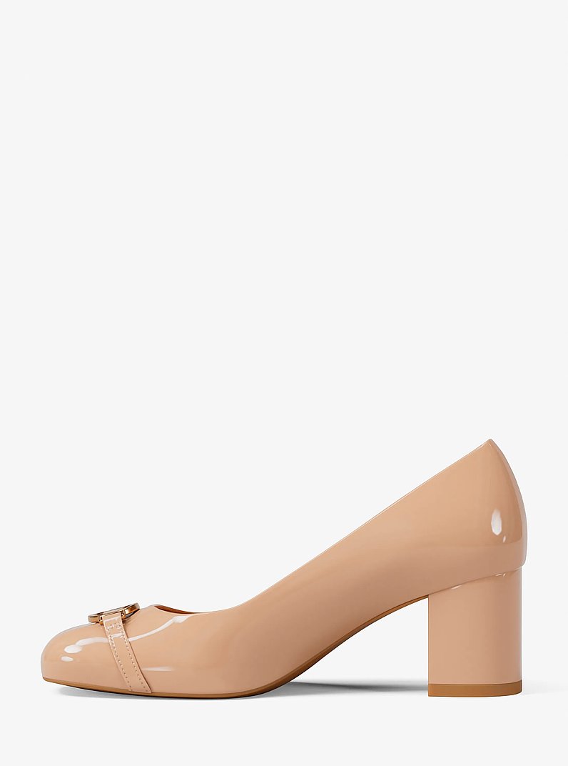 Escarpin &agrave; talon bloc Dori verni in ROSE DRAG&Eacute;E CLAIR | Michael Kors