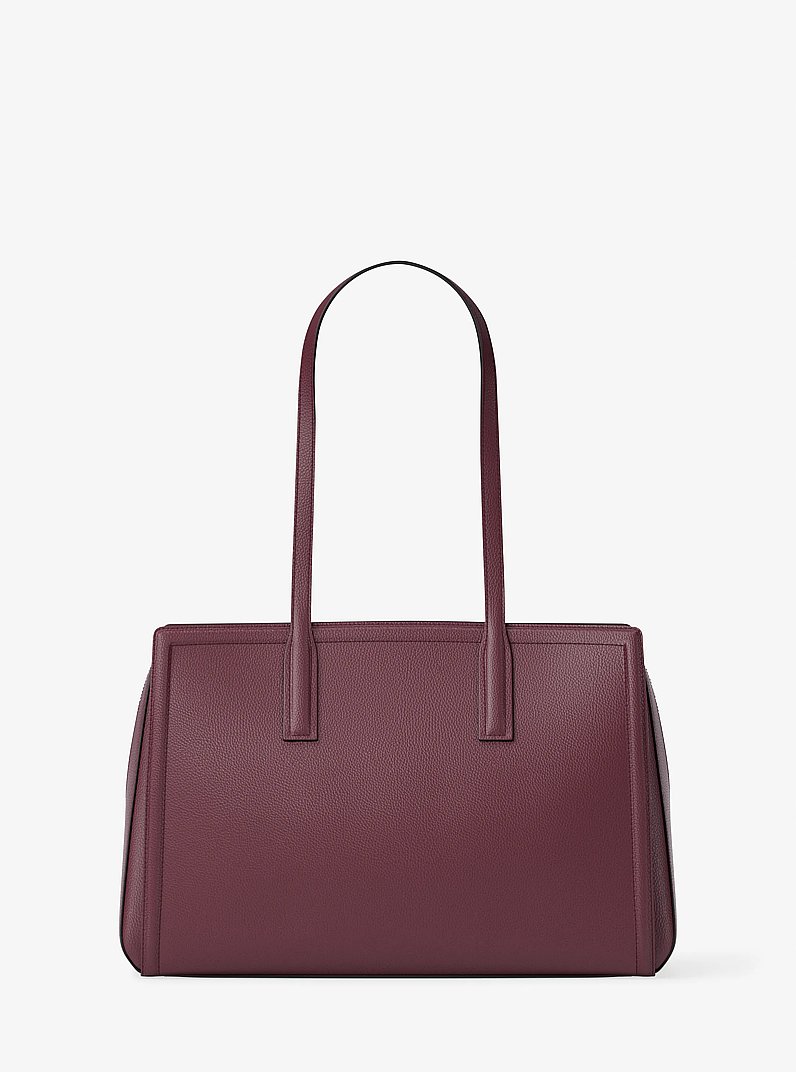Laila Medium Pebbled Leather Tote Bag