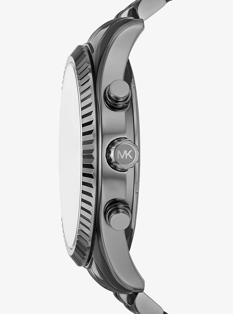 Orologio Lexington oversize tonalit&agrave; canna di fucile in CANNA DI FUCILE | Michael Kors