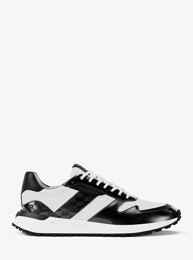 Zapatilla deportiva Dax de charol y malla in BLANCO INTENSO | Michael Kors