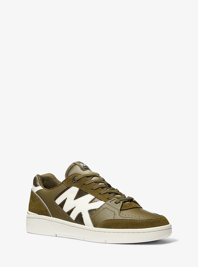 Sneaker Rebel aus Leder in OLIVGR&Uuml;N | Michael Kors