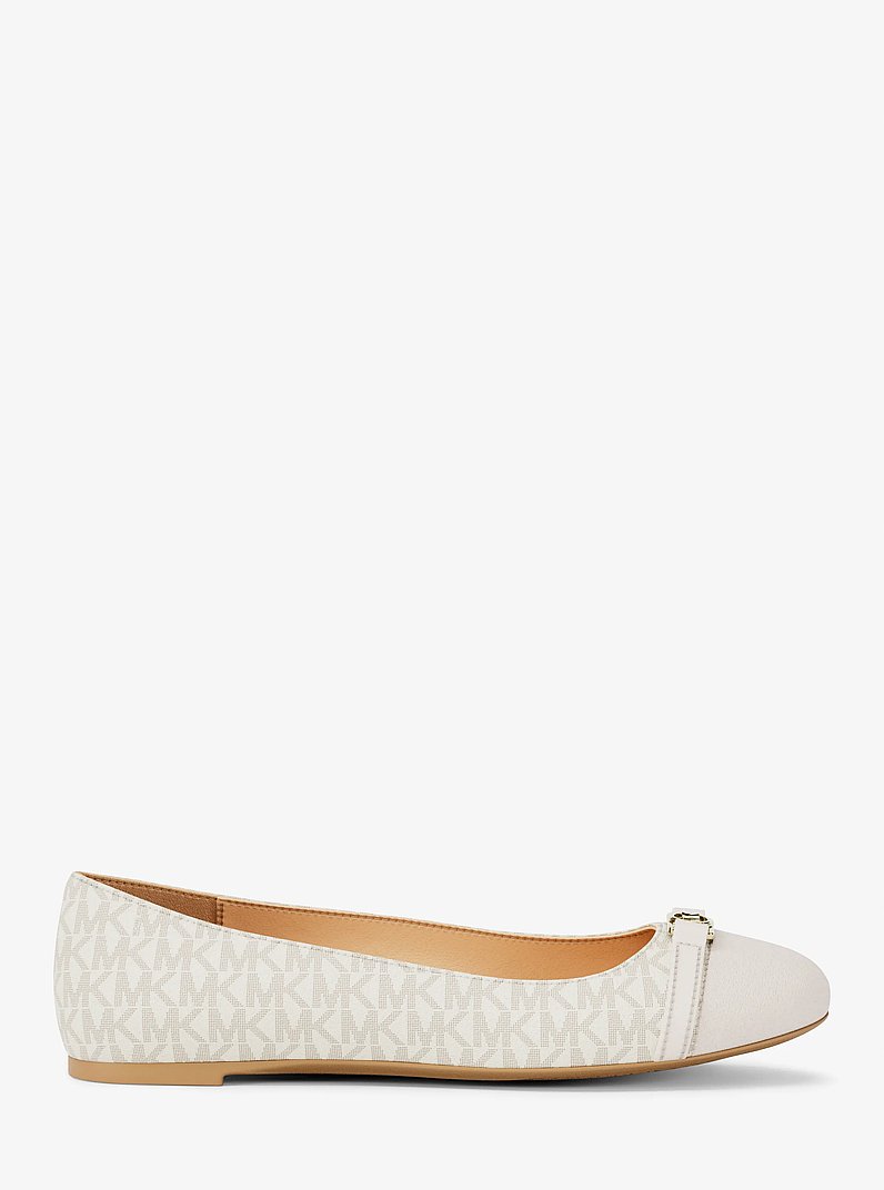 Mocas&iacute;n Mandy con logotipo in VAINILLA | Michael Kors