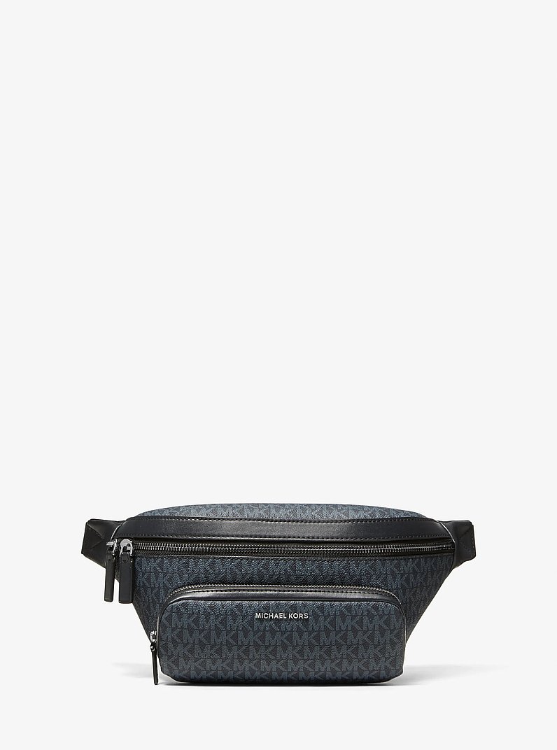 Ri&ntilde;onera Cooper con logotipo in AZUL OSCURO/AZUL P&Aacute;LIDO | Michael Kors