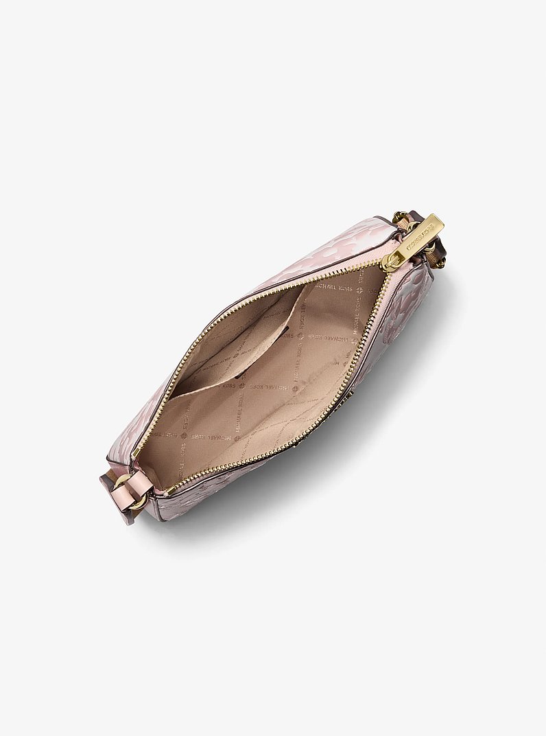 Petit sac &agrave; bandouli&egrave;re Jet Set orn&eacute; de paillettes &agrave; imprim&eacute; floral avec &eacute;tui pour AirPods Pro&reg; d&rsquo;Apple in ROSE POUDR&Eacute; | Michael Kors