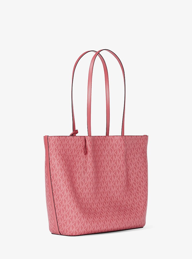 Bolso tote Carson grande con nuestro logotipo exclusivo in HIBISCUS | Michael Kors