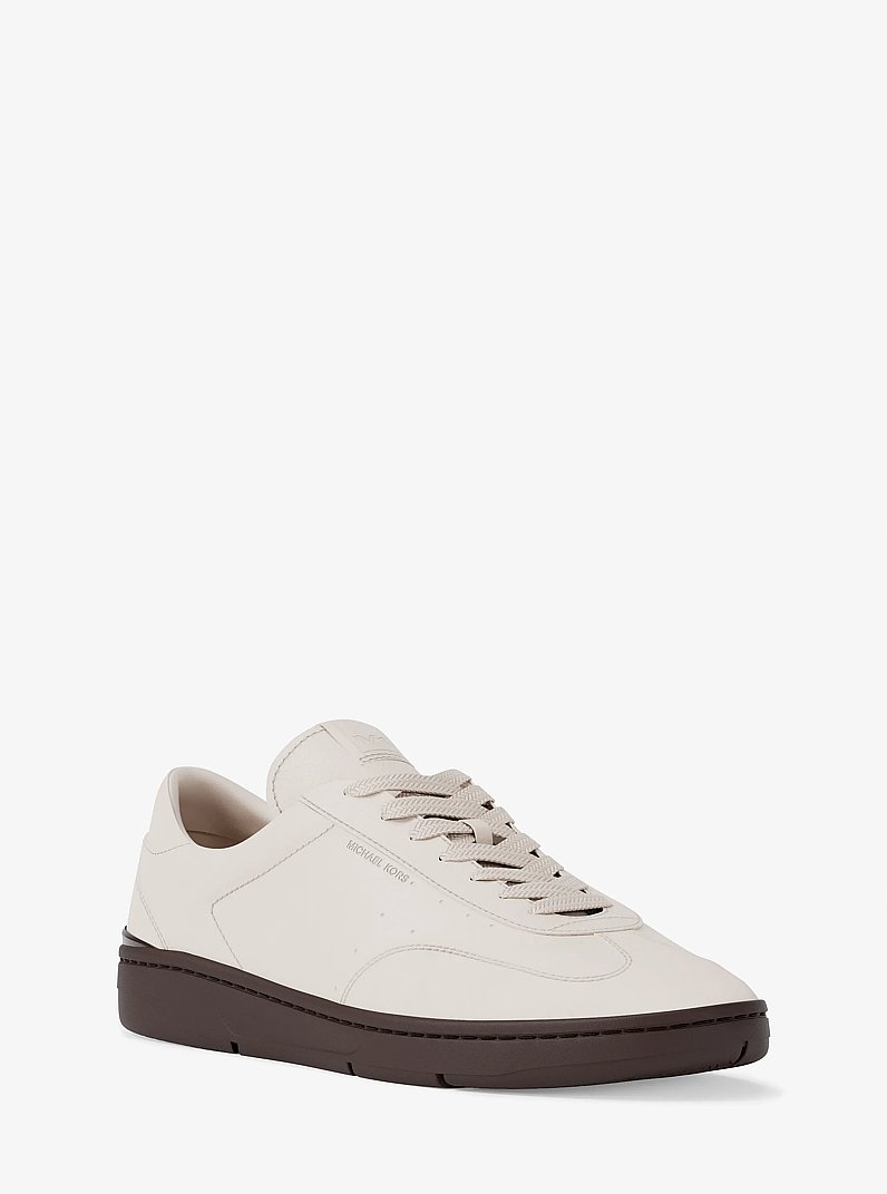 Wilton Leather Sneaker in LT CREAM | Michael Kors