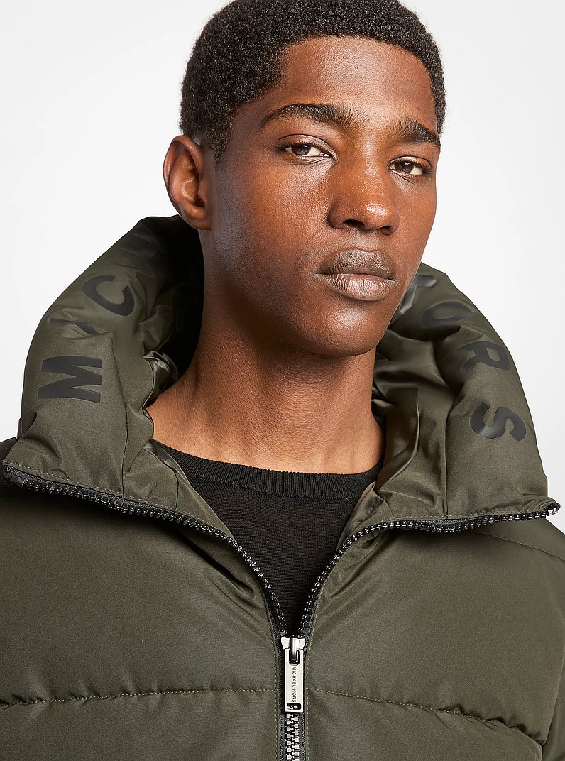 Alma Quilted Puffer Coat in OLIVE | Michael Kors