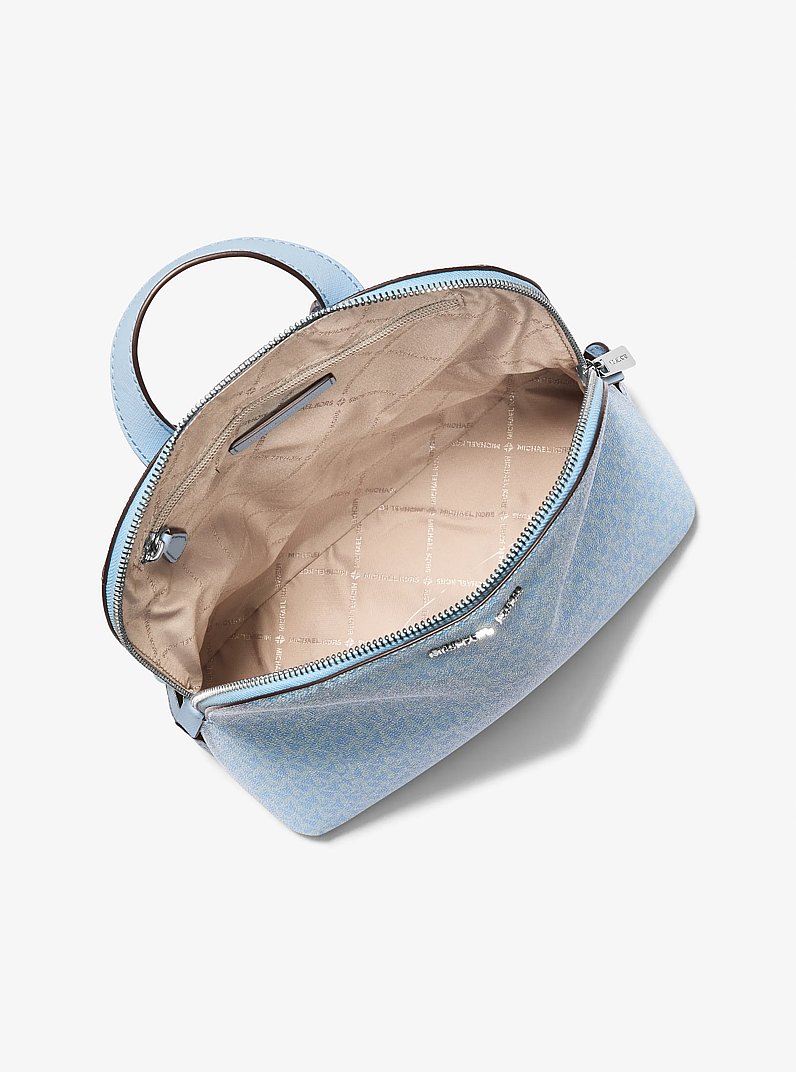 Mochila Cindy grande con logotipo in CELESTE CLARO | Michael Kors