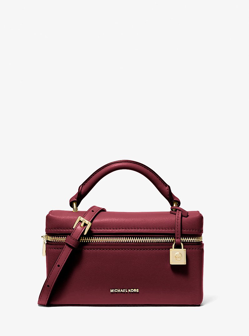 Bandolera Jana de piel convertible extrapeque&ntilde;a in ROJO INTENSO | Michael Kors
