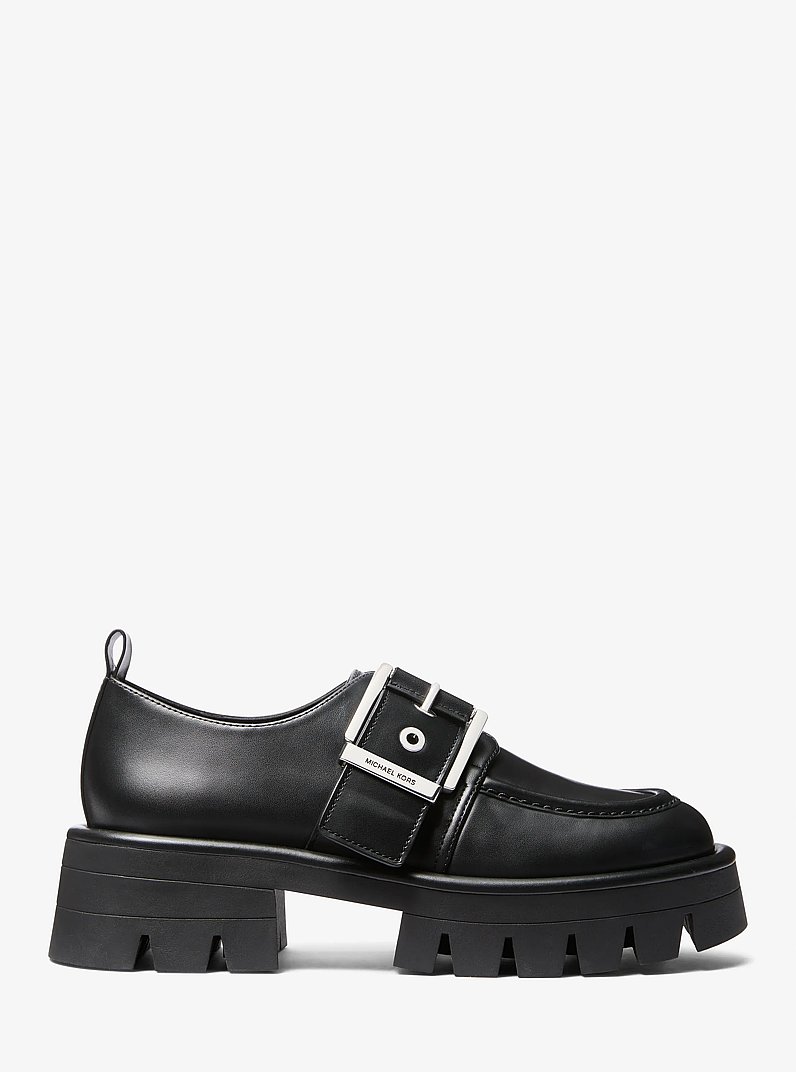 Colby Leather Loafer in BLACK | Michael Kors
