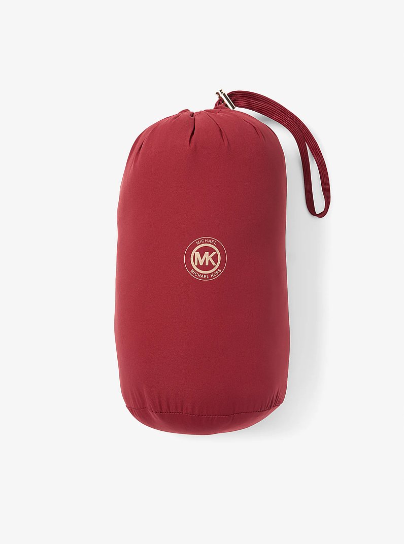 Packable Quilted Puffer Jacket in CHERRY | Michael Kors