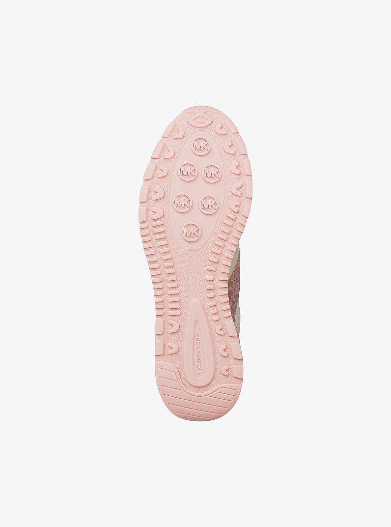 Remy Mixed-Media Trainer in PWD BLSH MLT | Michael Kors