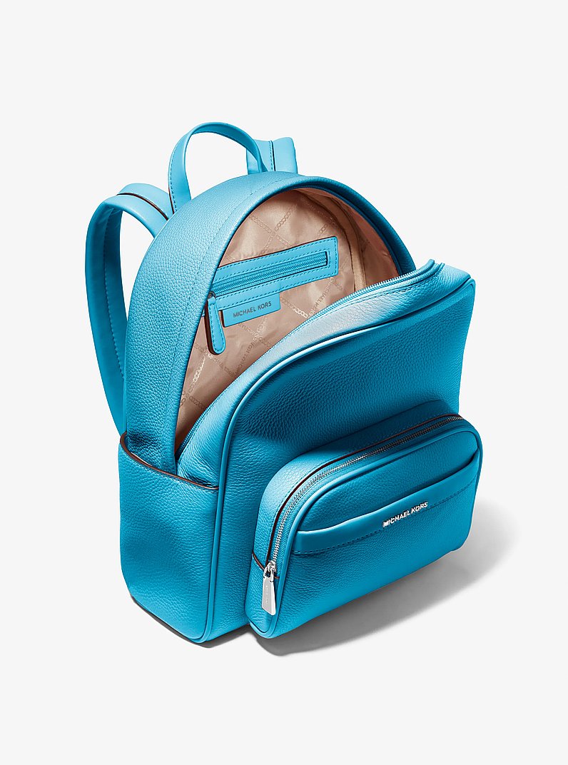Mochila Bex mediana de piel granulada in AZUL SANTORINI | Michael Kors