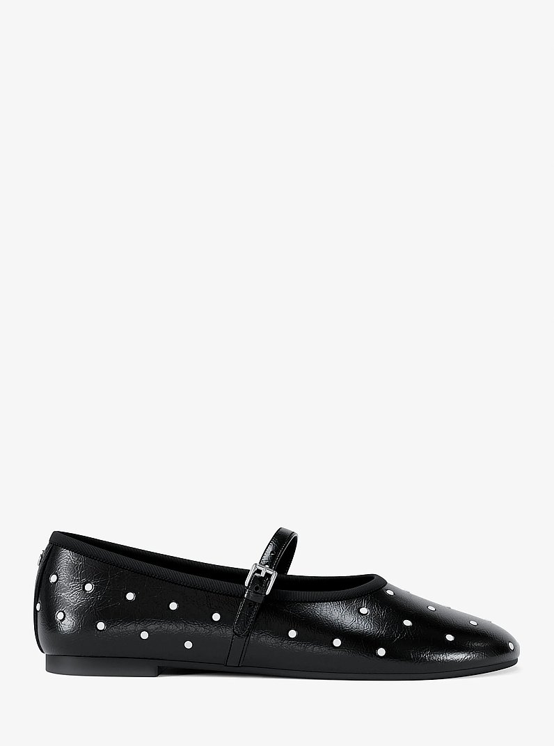 Ballerina Phoebe con borchie in NERO | Michael Kors