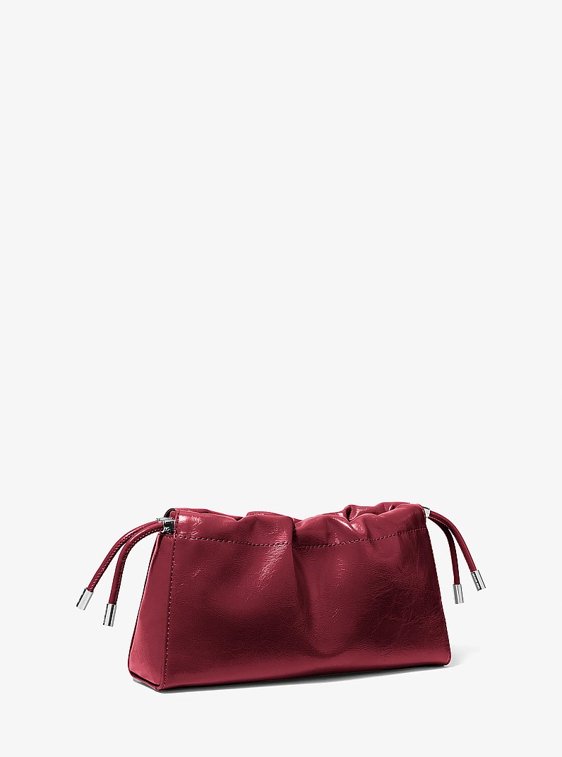 Matilda Small Cinched Crossbody Bag in MAROON | Michael Kors